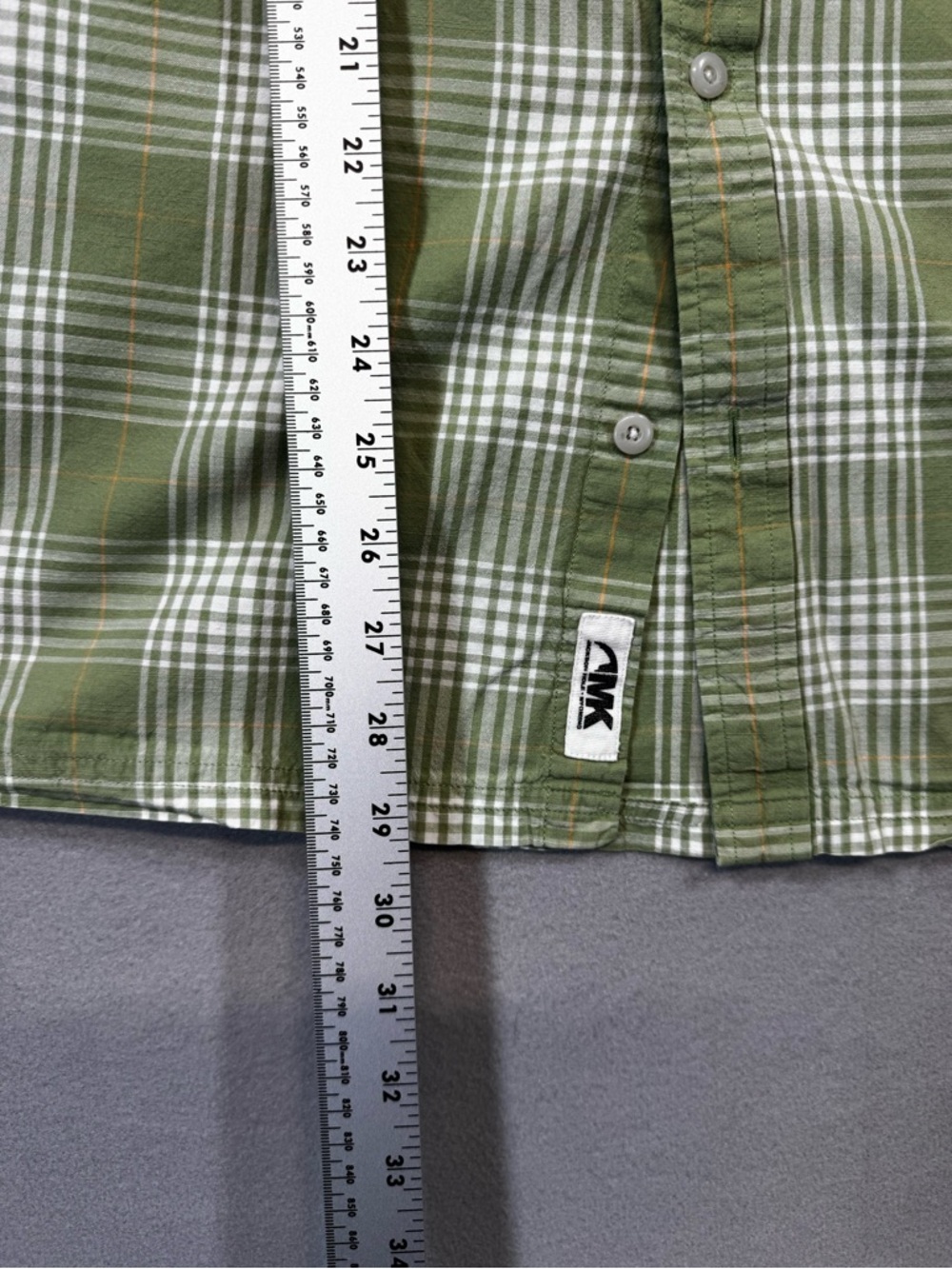 Mountain Khakis Green and White Plaid Button-Down Shirt - Men's Casual - Picture 3 of 6